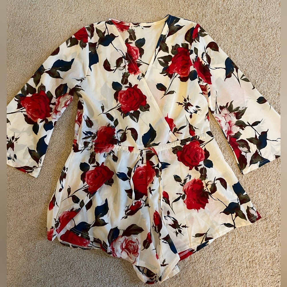Beautiful floral romper